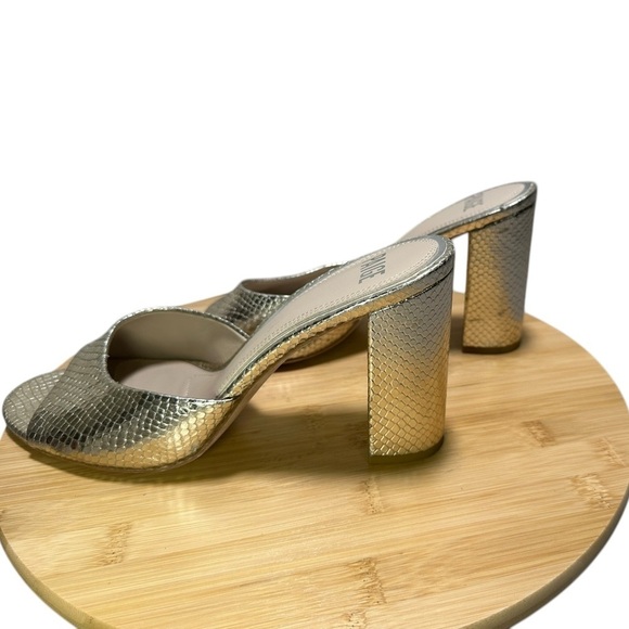 Paige Gold Sloane Sandal Size 10 - Picture 3 of 5